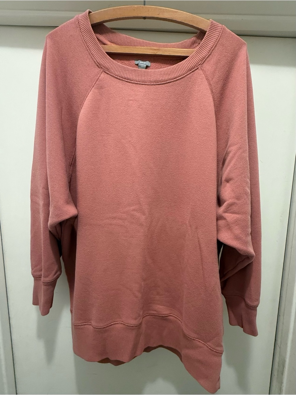 Aerie  Crew Neck Pullover Sweatshirt Women’s L Cotton Fleece